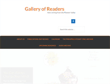 Tablet Screenshot of galleryofreaders.org